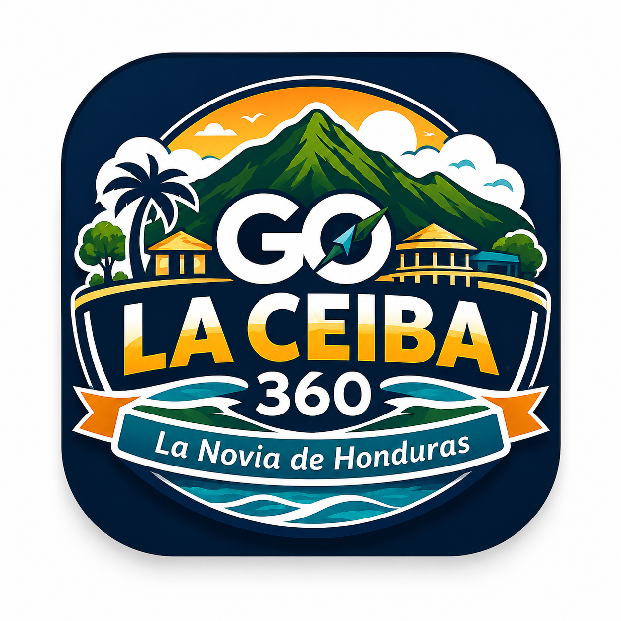 GoLaCeiba360 app mockup