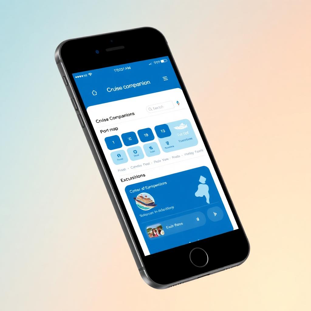 Port Day app mockup
